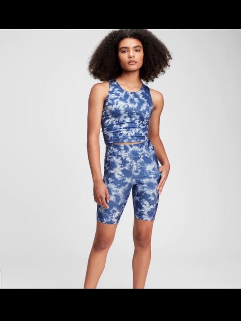 GAP TEEN GIRLS HIGH RISE BIKER SHORTS WITH GUMMIE LOGO